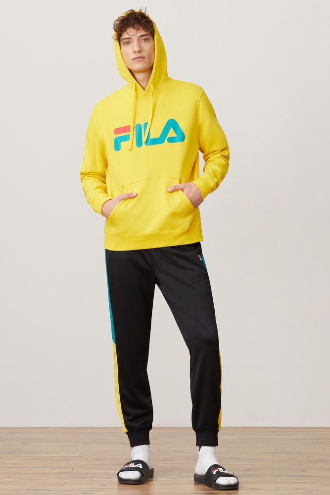 Fila パーカー メンズ 黄色 Flori 5071-WPXOL